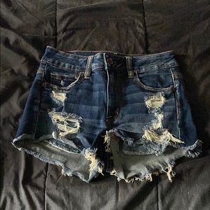 Hi-Rise Shortie Jean Short